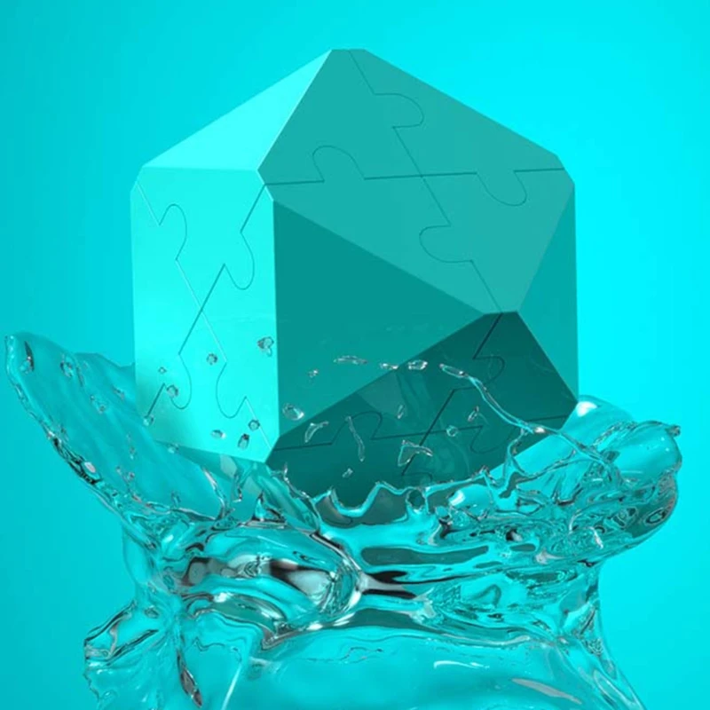 

Three-dimensional Irregular Shape Magic Cube Children Puzzle Building Block Decompression Early Education Toy Kids Gift