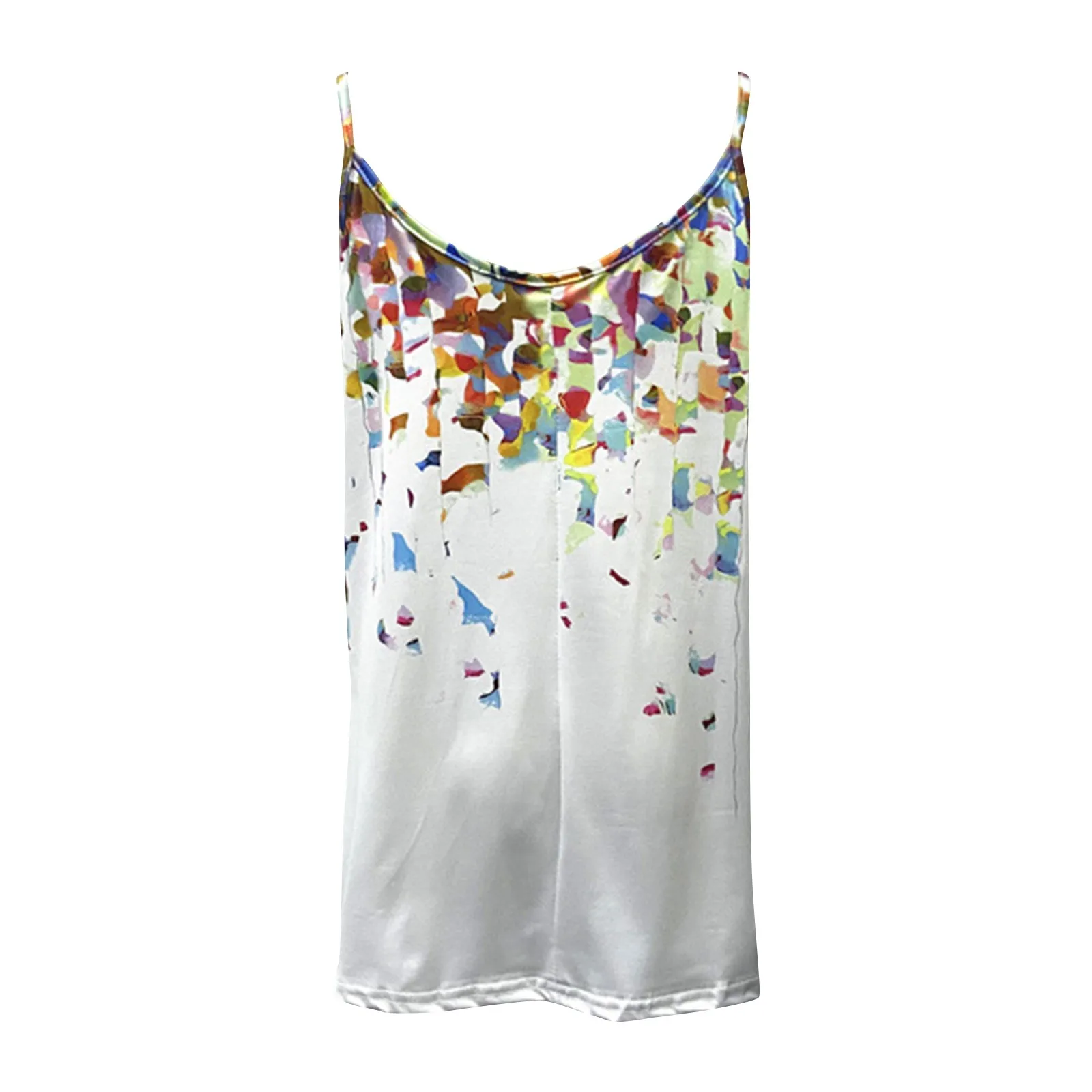 

Women Camis Tops For Summer Sleeveless Print Loose Tops Vests 2021 Female Tops