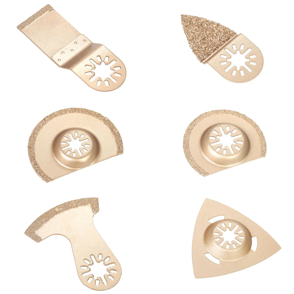 Набор осциллирующих полотен пилы комплект из 6 твердосплавных насадок для Dremel Fein