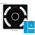 Весы электронные, Bluetooth, анализатор жира в ванной, с ЖК-дисплеем