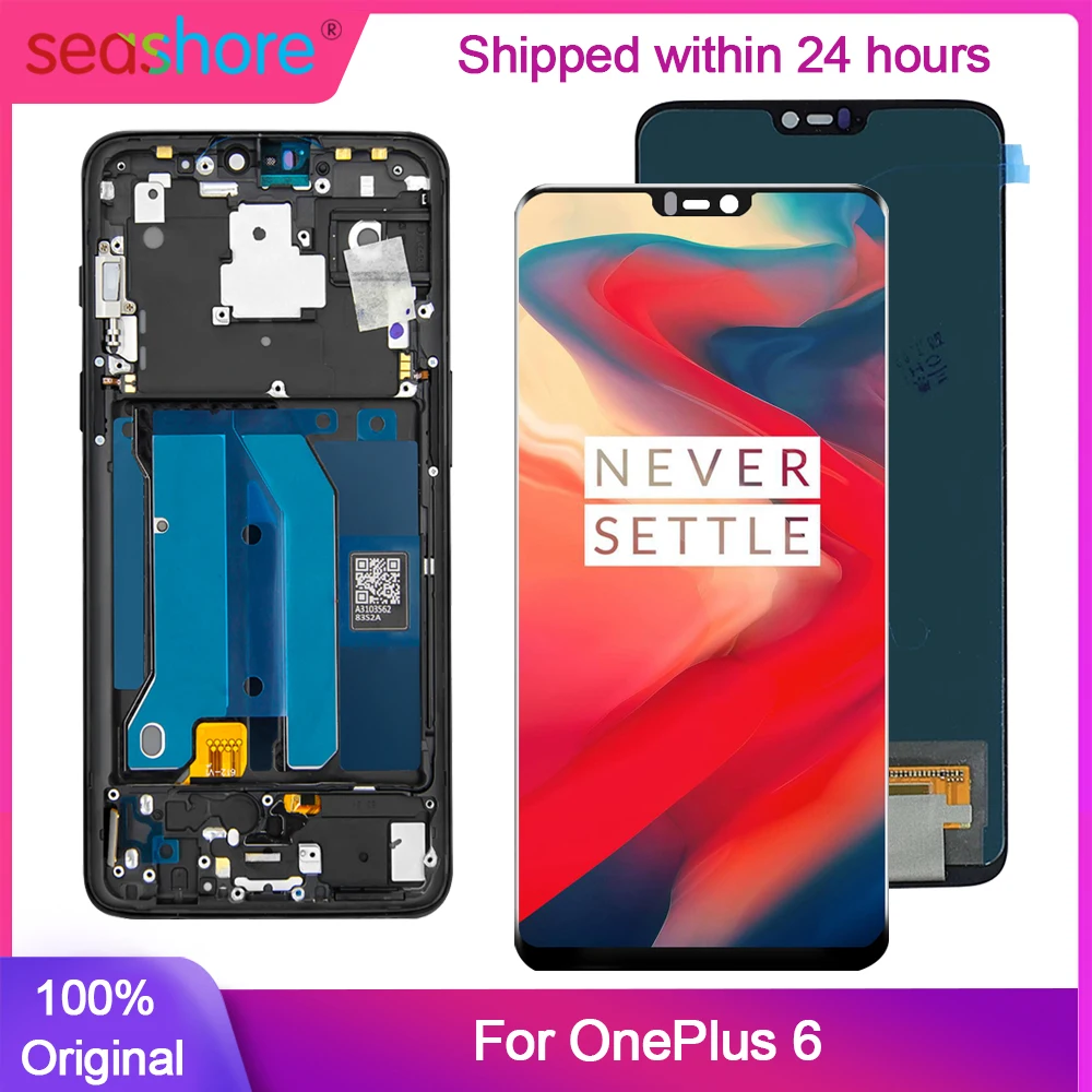 

Original Display For OnePlus 6 LCD Display Touch Screen For Oneplus 1+ 6 LCD Display Digitizer Replacement Parts A6000 A6003