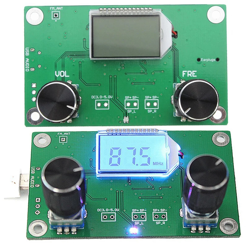 OOTDTY Новое поступление 2019 87-108 МГц DSP &amp PLL LCD стерео цифровой FM радио приемник