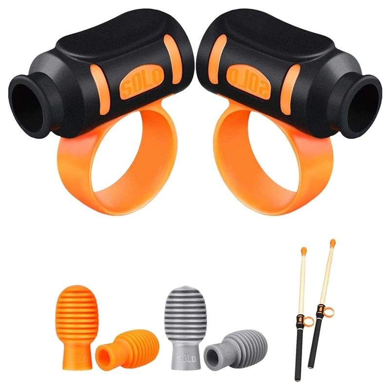 

SOLO 6PCS Drumsticks Accessories Set 5 Drum Sticks Control Clips Drumsticks Grip Drum Dampener for Beginner Easy Stick Twirl