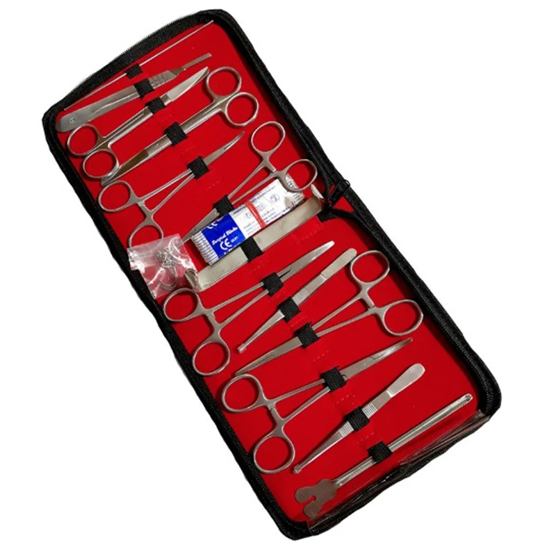 

26Pcs Suture Training Kit Suture Practice Model Training Scissors Kit Teaching Experiment Equipment