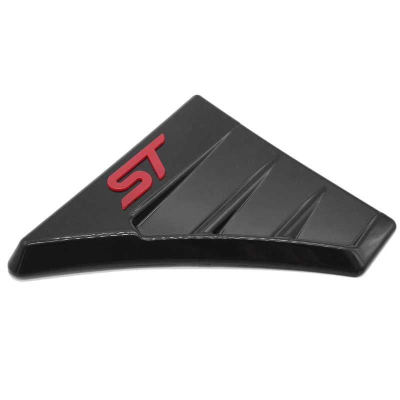 for Ford Focus MK 2 2004-2012 ST Style Bright Black Side Wing Fender Air Flow Grill Intake Vent Trim | Автомобили и мотоциклы