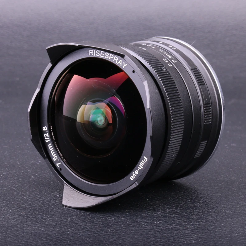 7 5 мм f2.8 объектив рыбий глаз 180 APS C ручной фиксированный для оlympus Panasonic Micro 4/3 M4/3