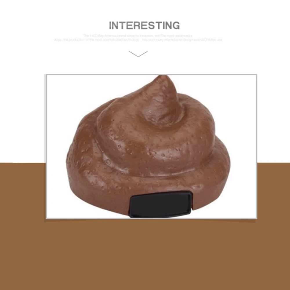 Игрушечная какашка с пультом дистанционного управления прядением и пердением 49