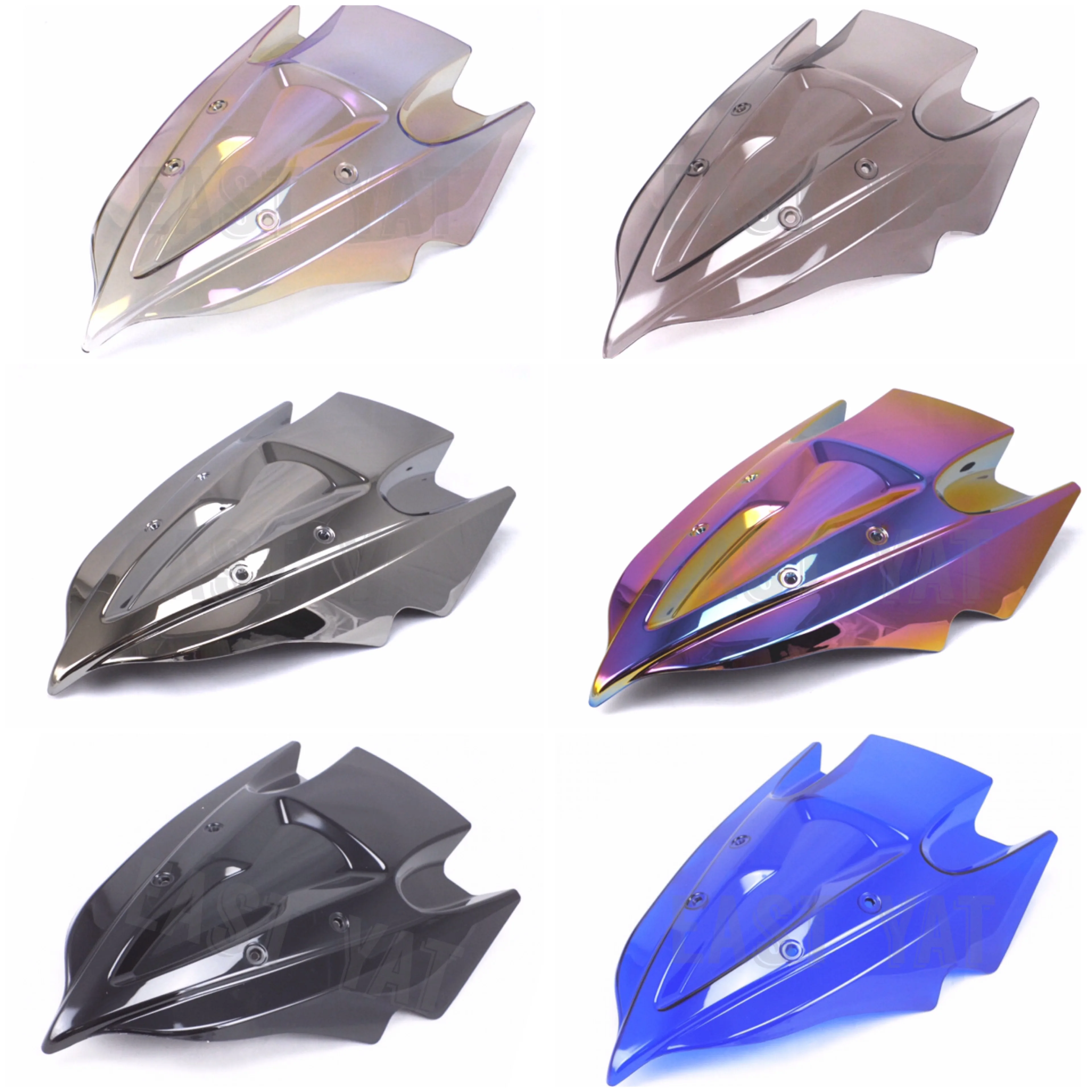 

Windshield black white silver suitable for Kawasaki Z250 Z300 windshield deflector 2013 2014 2015