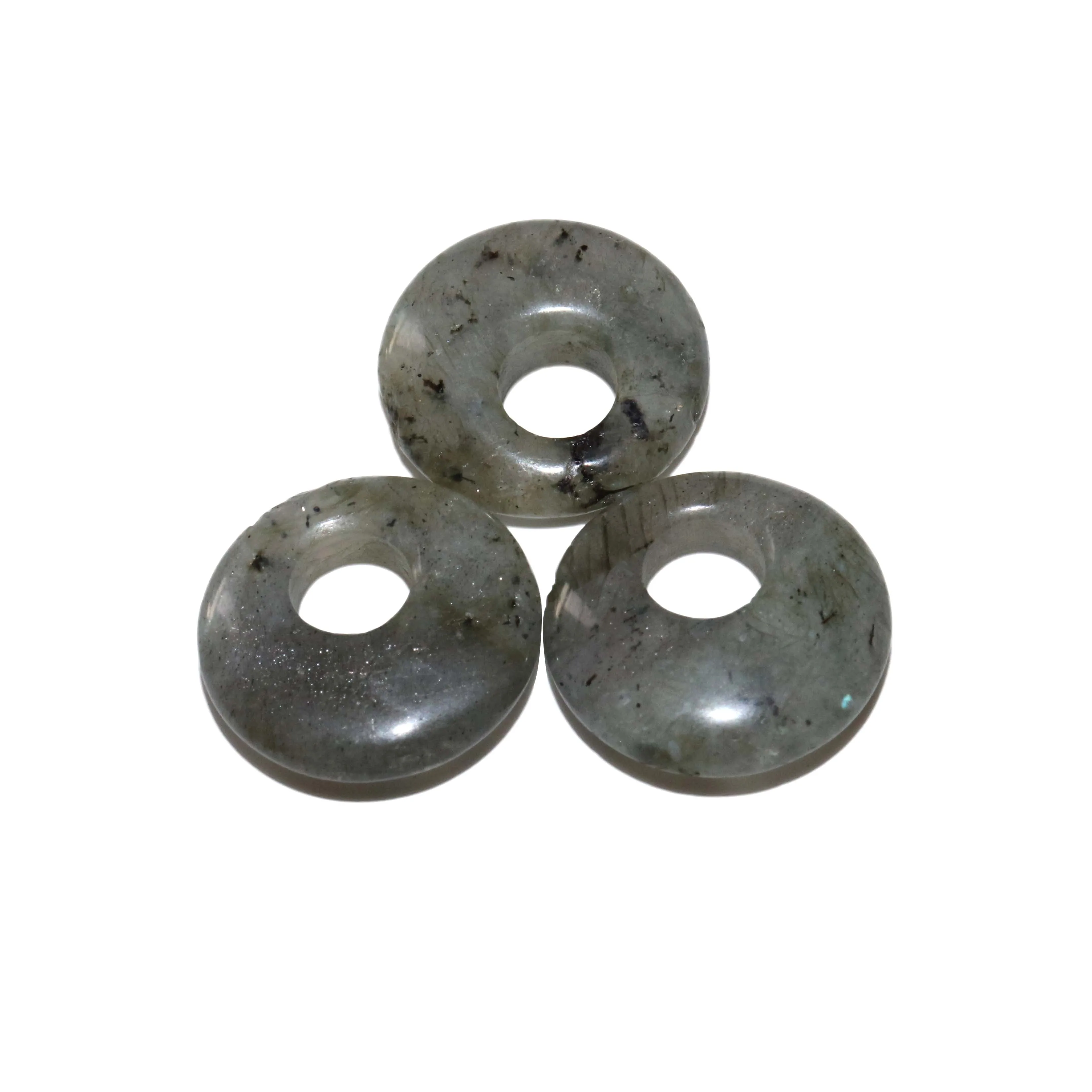 5 шт./лот 18 мм натуральные бирюзы Агаты нефрит хрустальный камень пончик