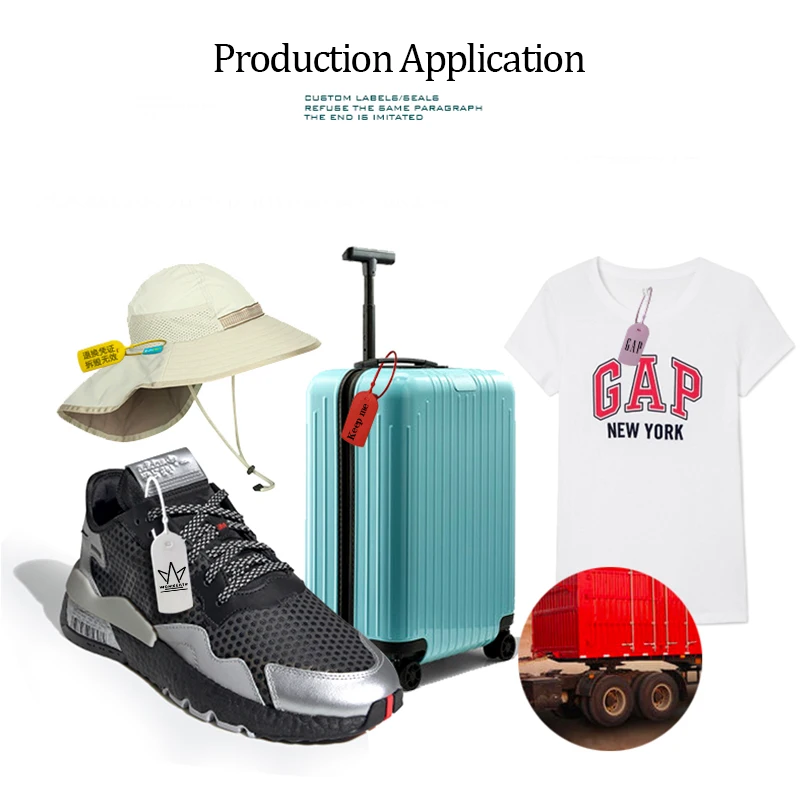 100 шт. изготовленный на заказ логотип бренда ценник пластиковые одноразовые