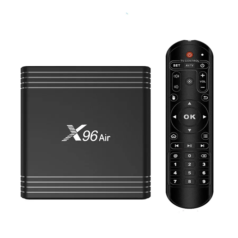 X96 Air 4 Гб Оперативная память 64 Встроенная Android ТВ Box Amlogic S905X3 2 4G 5G WI FI bluetooth 1 9 0 4K USB3.0