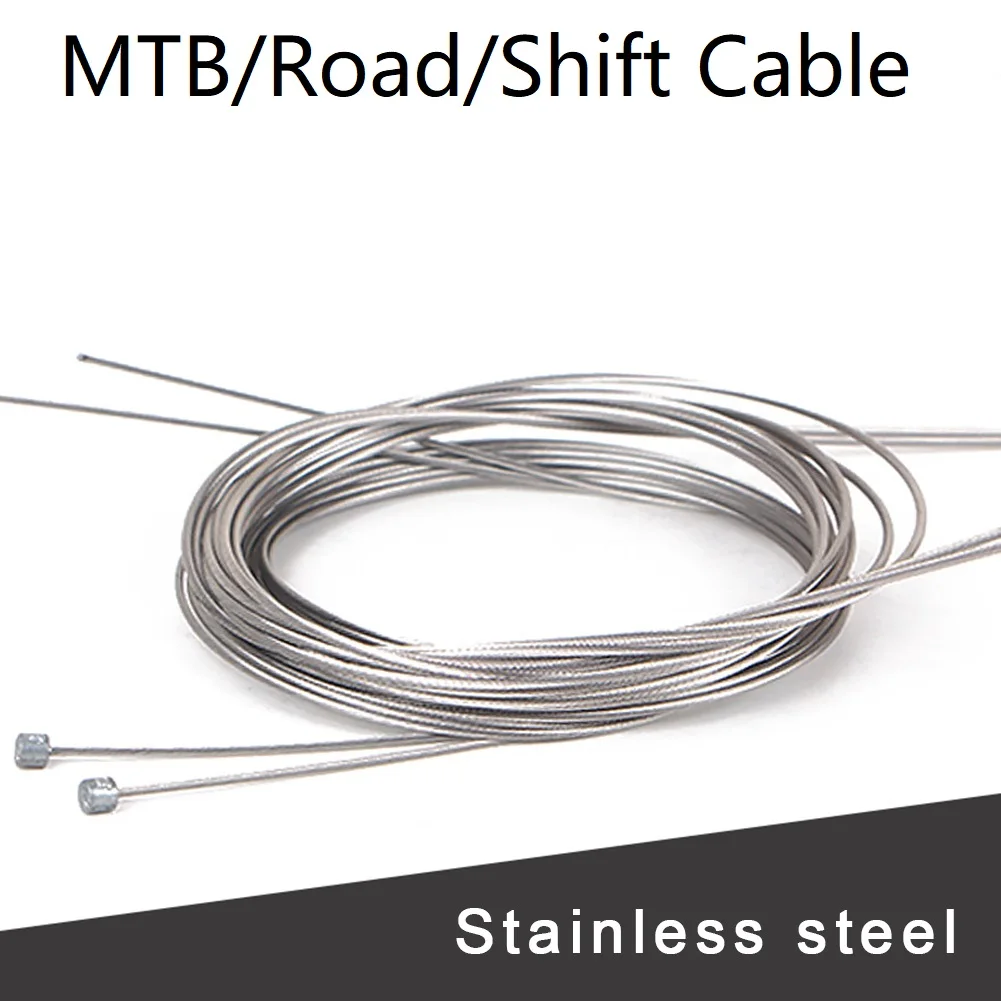 

1.7/2.1 Meter Bicycle Brake Shift Cable Stainless Steel Brake Inner Cable Core Brake Cable For Mountain Bike Brakes/Road Bike
