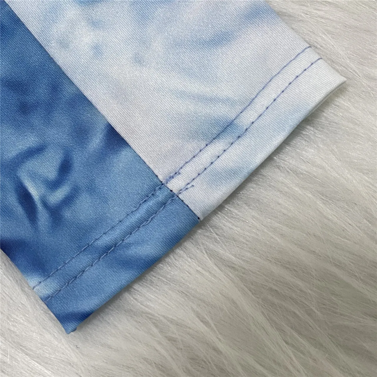 

Tie Dye Two Pieces Sets Women Long Sleeve Crop Top Shirt And Drawstring Elastic Waist Pants Woman Clothes Outfits Lounge Set