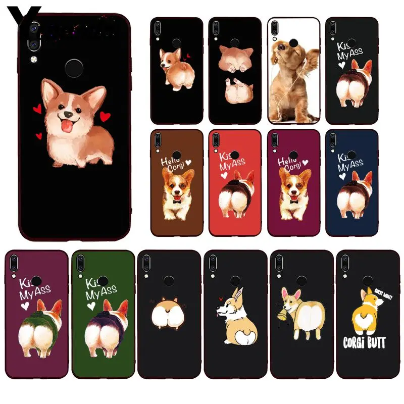 Сексуальный мультяшный супер милый чехол Yinuoda для телефона Corgi Huawei P40 P30 P20Pro P20Lite