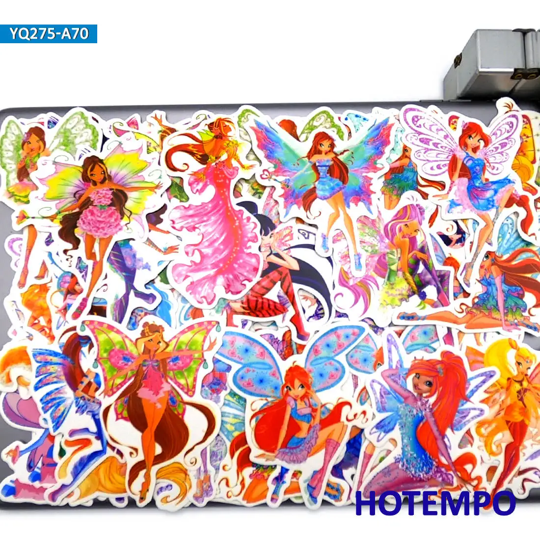 70pcs magic academy girl adventure campus youth anime stickers for children diary moblie phone laptop case cute cartoon stickers free global shipping