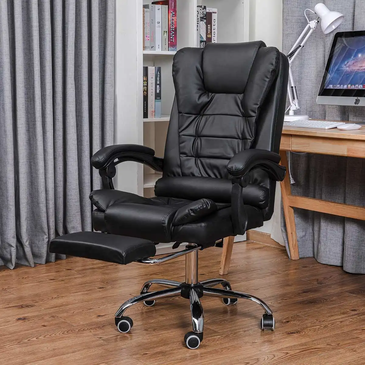 Компьютерное кресло для офиса и дома вращающееся с подъемом регулируемое