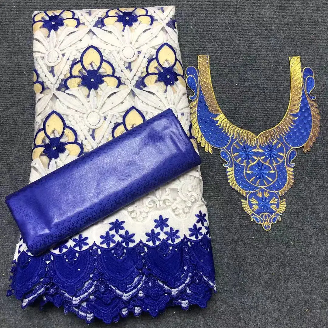 Небесно-голубая швейцарская вуаль 2 5 + ярдов кружевная ткань с вышивкой