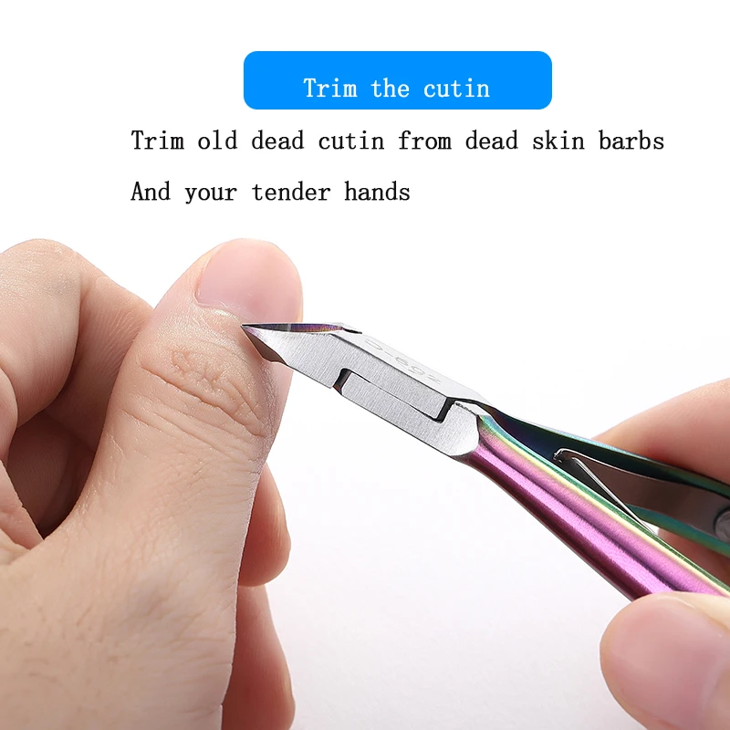 Красота зажим для ногтей плоскогубцы мертвой кожи срезанный носок клиппер