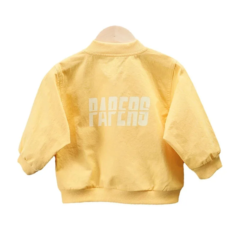 

Autumn And Winter Solid Color Tooling Jacket Boy Zipper Shirt 2021 Children's Fashion New Casual Short Jacket 0-5Y