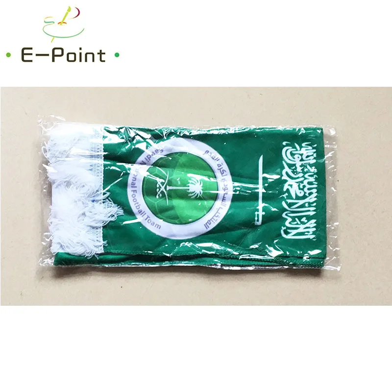 

145*16 cm Size Saudi Arabia National Football Team Scarf for Fans 2018 Football World Cup Russia Double-faced Velvet Material