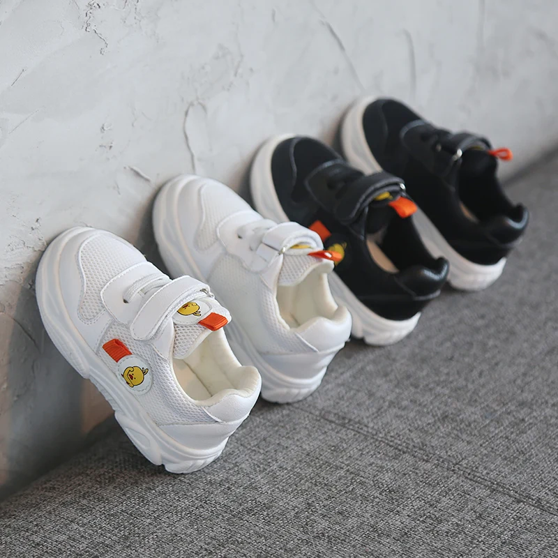 2019 Осенняя обувь для маленьких девочек и мальчиков Обувь малышей с дышащей