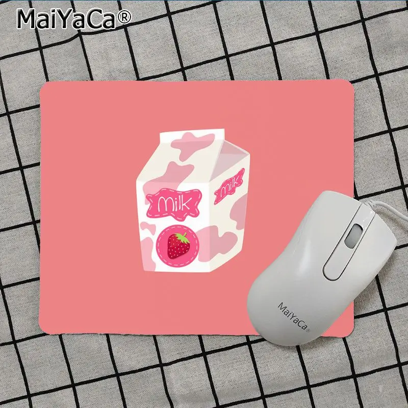 Maiya Kawaii Japanese Strawberry Milk MousePads Computer Laptop Anime Mouse Mat Top Selling Wholesale Gaming Pad mouse | Компьютеры и