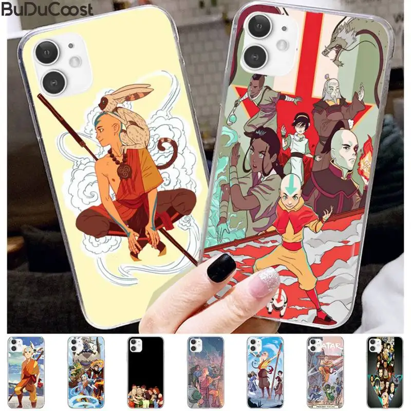 

Slok Cool anime Avatar The Last Airbender Soft Phone Case Cover for iPhone 8 7 6S Plus X 5S SE 2020 XR 11 12 Pro mini pro XS MAX