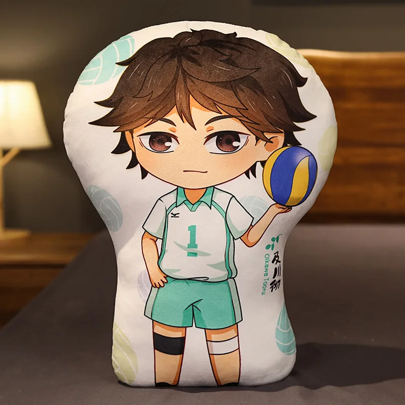 

Anime Haikyuu!! Cute Plush Dolls Keychain Cosplay Volleyball boy Hinata Shyouyou Tobio Cute Key Chain Bag Pendant Car Keyrings