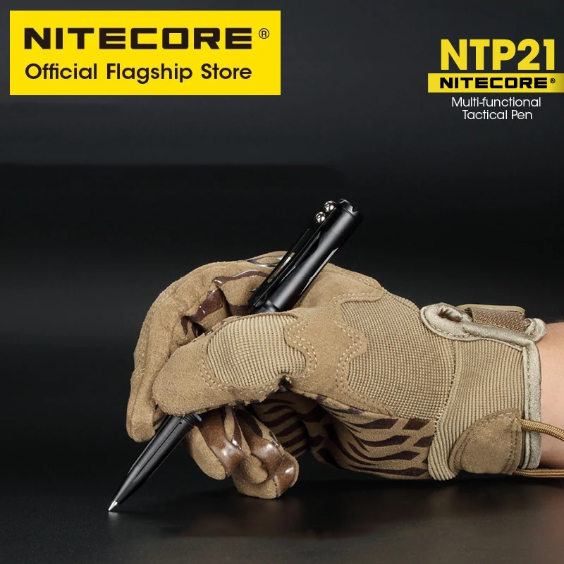 Многофункциональная портативная тактическая ручка NITECORE NTP21 из алюминиевого