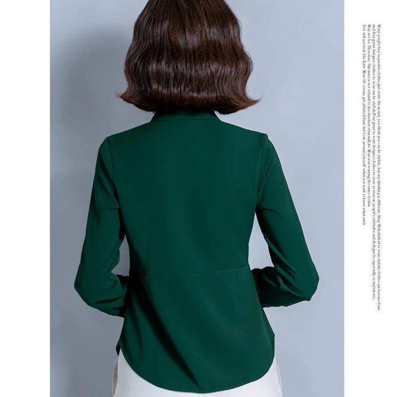 Модные женские весенне-летние стильные блузки повседневные облегающие офисные