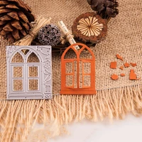 new arrival windows and fence metal cutting dies for scrapbooking craft diy photo album stencils handmade template decor die cut