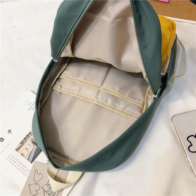 

Waterproof Nylon Backpack Women 2020 Double Zipper Backpacks Large Capacity School Bag for Teenage Girls Mochila Female Daypack