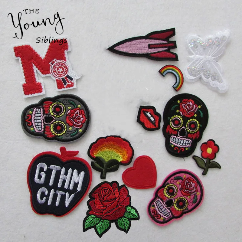 Новое поступление модная термоклейкая аппликация разных стилей для вышивки