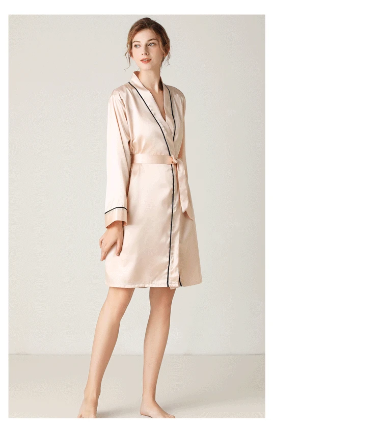 

SWT New Women Sexy Rayon Pajama Lace Halter Comfortable Nightdress 2-piece Nightgrown Summer Female Bathrobe Home Service