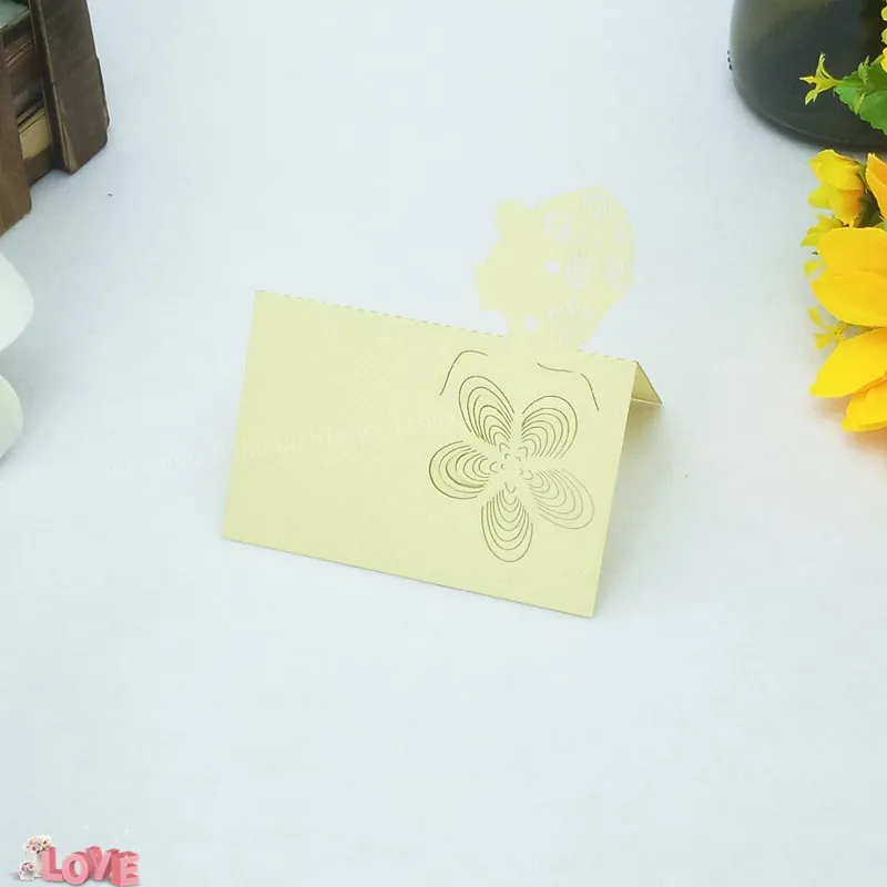 100 шт. лазерная резка узор для невесты свадебное торжество день рождения