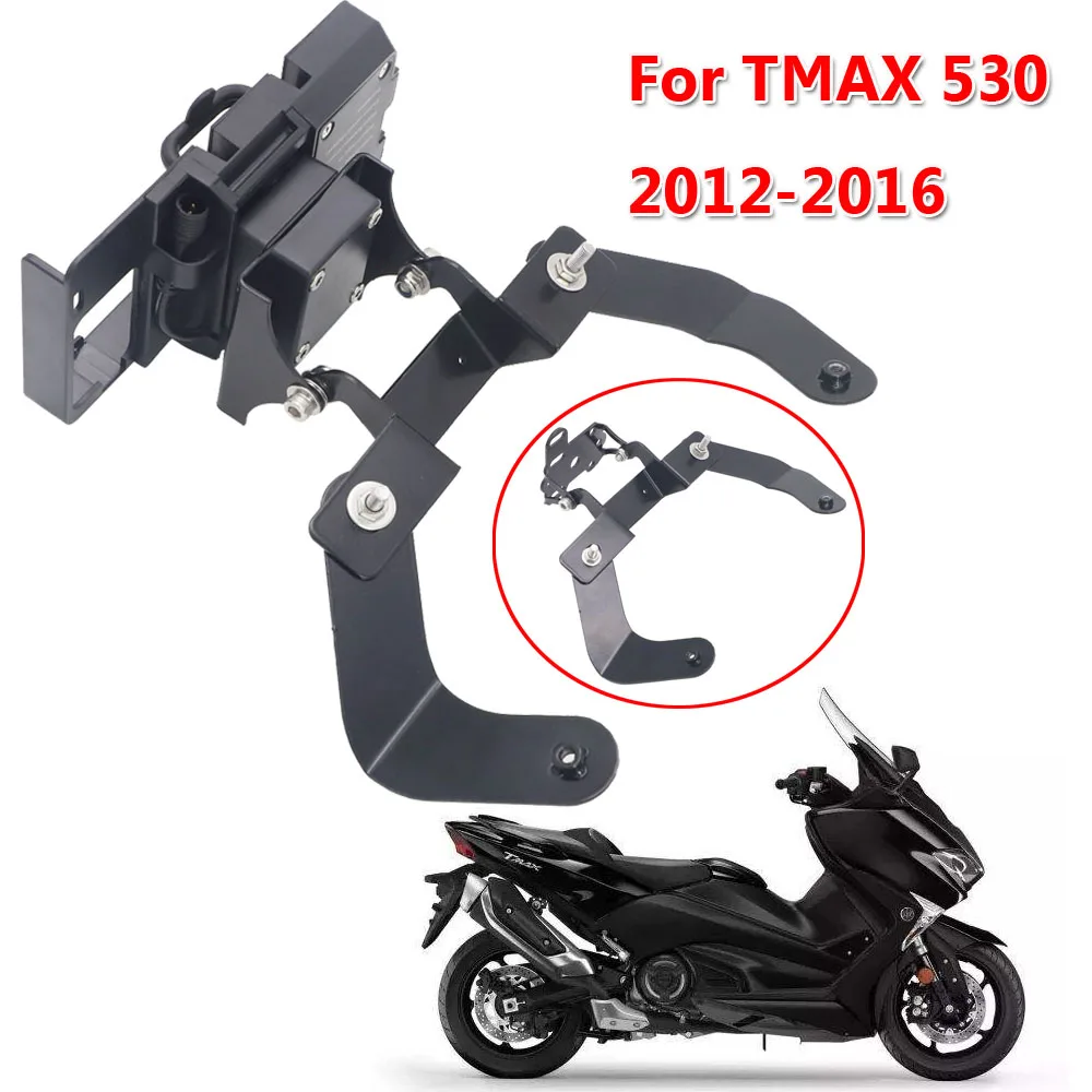 Мобильный телефон стенд навигации кронштейн для Yamaha TMAX530 2012-2016 крепления
