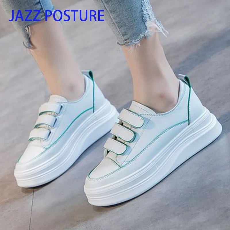 

Женские кроссовки; Дышащая обувь; Новинка весны 2020 года; Обувь на платформе с рифленой подошвой; Женские уличные кроссовки на толстой подошв...