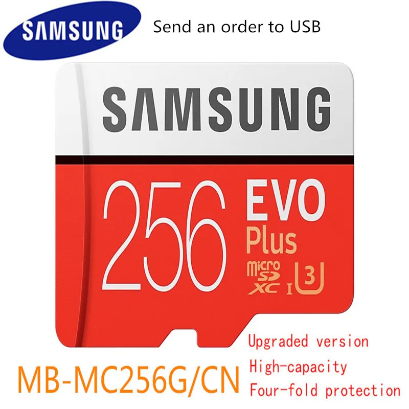 samsung Micro Sd слот для карт памяти 256gb карты Micro-Sd Sdhc/Sdxc Max 95 МБ/с. Evo C10 флеш-накопитель Tf карта