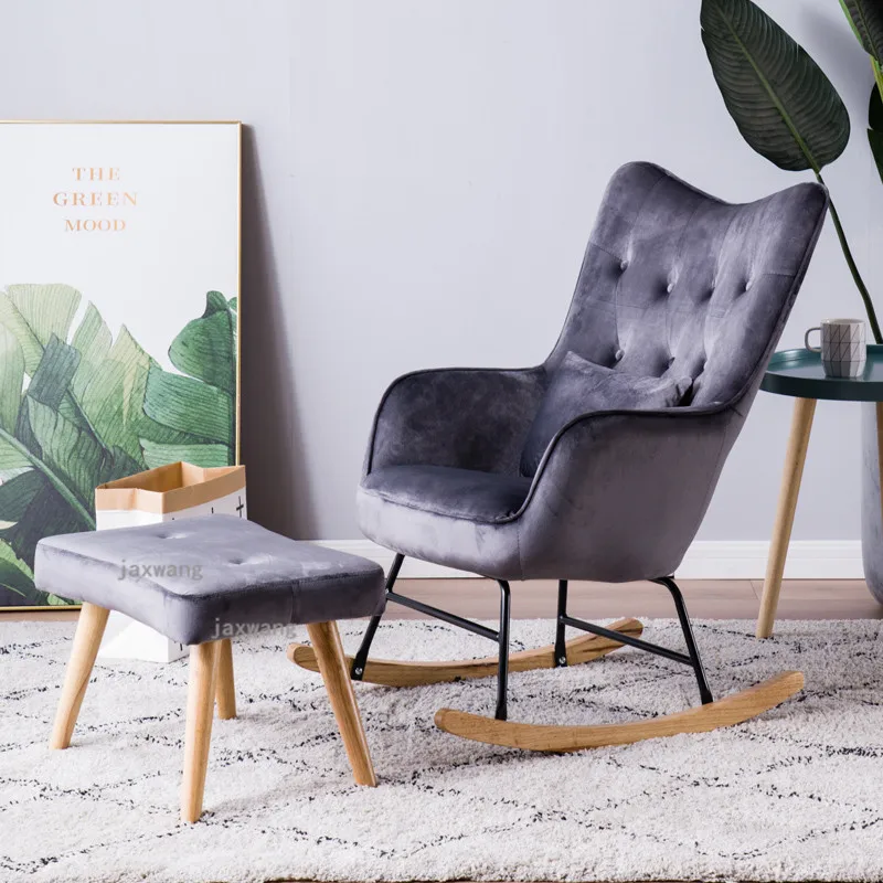 Креативный скандинавский шезлонг со спинкой современная деревянная мебель