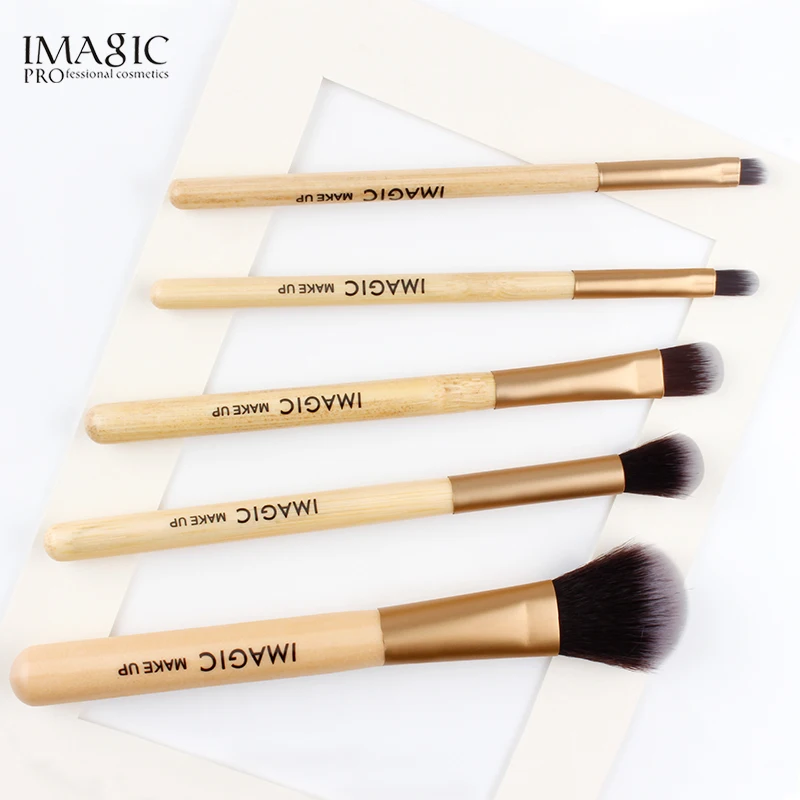 IMAGIC Professional Women Brushes Makeup Tool Kit Soft Brush Set 5pcs Foundation Powder Make Up Tools | Красота и здоровье
