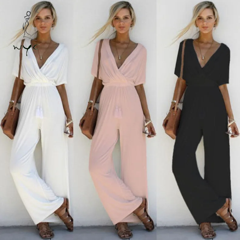 

New Fashion Women's Casual Pants Ankle-length Clothing Plus Size Female Solid Wide Leg Pant Ladies Leisure Clothes Summer