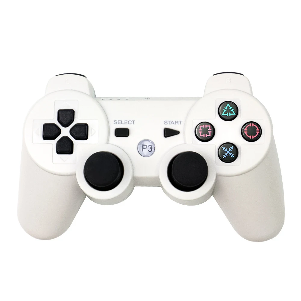 Type 1 White Беспроводной Bluetooth контроллер для sony PS3 геймпад для Play Station 3 джойстик для sony Playstation 3 PC для Dualshock контроллер - Цвет: Type 1 White