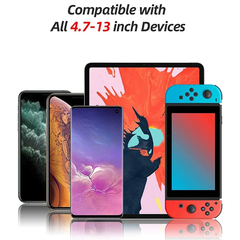 Wall MoUnt Holder Adhesive Wall Phone Tablet Holder MoUnt Stand for Ipad Air /Pro /Mini Iphone Silver Gray