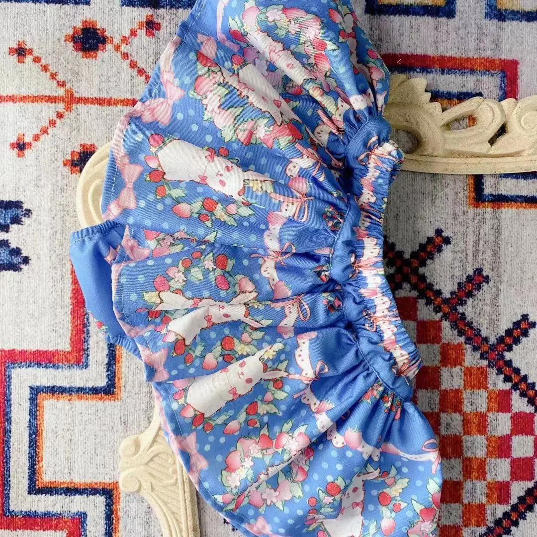 

Duck bunny bouffant skirt plaid girdle skirt girl JK skirt four seasons wear lovely blow fart skirt tide academic fashion