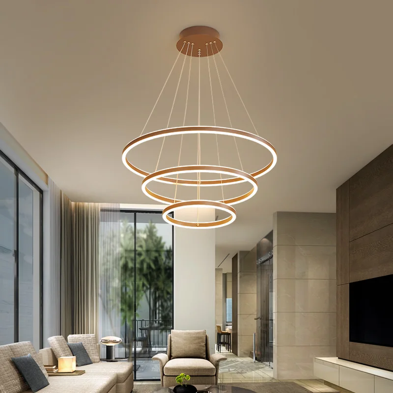

Modern led Pendant Lights Brown Nordic lamp Creative Pendant Lamp For Livingroom Restaurant Studyroom hanging lights fixtures