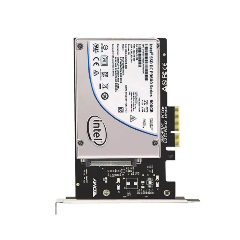 U.2 PCI E адаптер U2 PCIe конвертер SFF-8639 SSD PCI-e карта контроллера с волокнно-Оптической