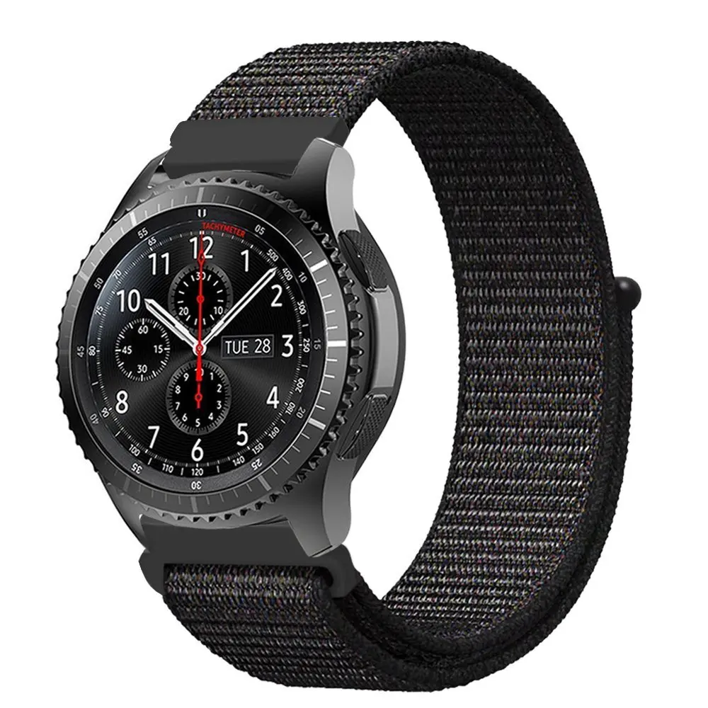 Ремешок для часов samsung gear S3 S2 классическая спортивная замена 22 мм 20 Универсальные