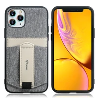 cute comfortable denim leather full protective case for iphone 13 pro max 12 11 phone cover portable card strip stent stand