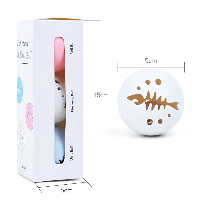 3 шт. светящиеся интерактивные игрушки для кошек с кошачьим мячом котят