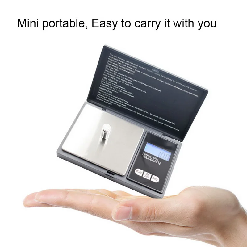 Цифровые кухонные ювелирные весы портативные высокоточные Карманные